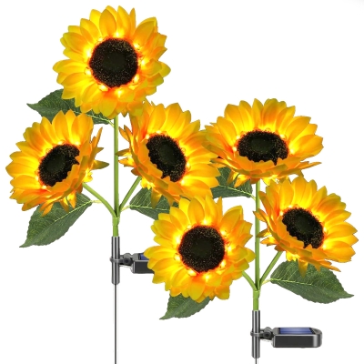 Садовые уличные светильники на солнечной батарее Sunflowers, 2 шт-1