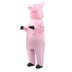 Надувной карнавальный костюм Свинка